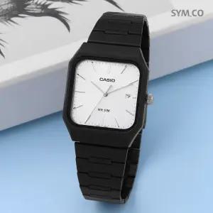 정품 스타샵 카시오 MTP-B185B-7A 클래식 캘린더 스퀘어 프리버클 남자 메탈 시계 c167