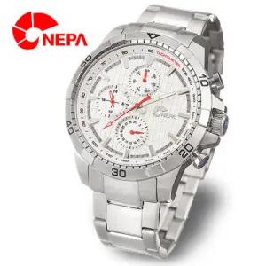 [네파] NEPA 남성 정장 메탈시계 N5025-WHITE