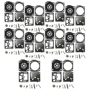 허스크바나 340 345 346 353 350 346XP 체인톱 예비 부품 Zama RB-122 RB 122 용 기화기 수리 다이어프램