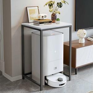 수납 로봇 소파 틈새 검정프레임53CM 사이드테이블 로봇청소기 수납선반