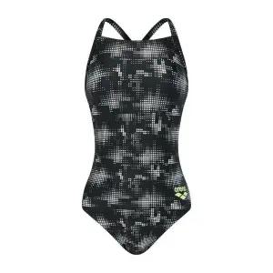 아레나 픽셀아트 원피스 드롭백 A5SL1LD06-BLK