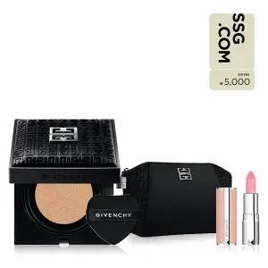 [지방시](강남점)[상품권5천원]프리즘 리브르 글로우 쿠션 세트(+아이코닉 블랙파우치+로즈 퍼펙토 N1 ...