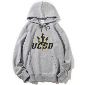 UCSD 캘리포니아 티셔츠 대학교 긴소매 로고 제품 후드티 후드 샌디에이고