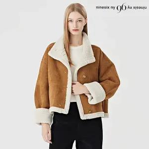 양털 스웨이드 무스탕 자켓 (NO4JK009L0)