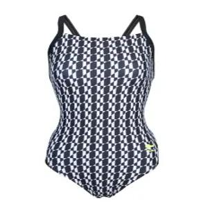 [모다아울렛][레노마수영복]여성 서포트 X백 원피스수영복 블랙 RN-LF2F805-BK