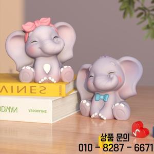 귀여운 코끼리 양초 실리콘 몰드 동물 베이킹 송진 석고 캐스팅 장식 3D LZ070