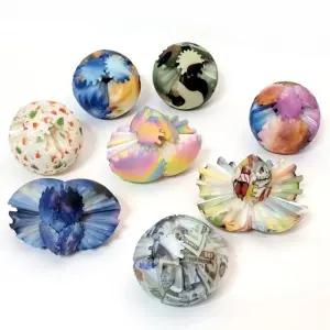 그라데이션 변신 피젯큐브 4개손장난감 가락 핑거토이 스트레스해소 어른