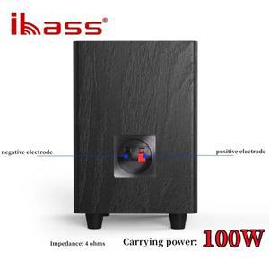 Ibass 100W 고출력 6.5 홈 앰프 및 차량용 스테레오 스피커가 포함된 패시브 서브우퍼 SW 베이스 시어터 HI