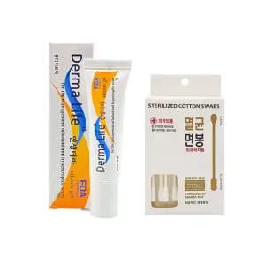 흉터 상처 연고 인생더마 7g 겔타입 수술 여드름 + 풍성 멸균면봉 30개입 SET
