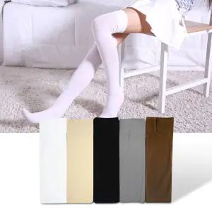 롱스타킹 무릎위 오버니삭스 여성니삭스 허벅지 반 롱어버니삭스 요가 양말