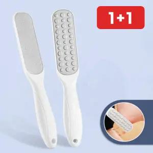 발각질제거기 발뒤꿈치 굳은살 제거 전문가용 양면 풋파일  1+1