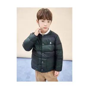 매장정품 빈폴 키즈 BEANPOLE KIDS 덕다운 체크 리버서블 한줌 경량 패딩 그린 BI5938U06M 137214