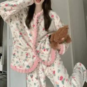 폼폼래빗 극세사 파자마세트