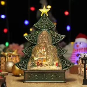 큰별 크리스마스 트리 오르골 성탄절 선물 캐롤 뮤직박스