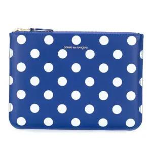 폴카 도트 지퍼 코인 지갑 SA5100PD NAVY