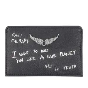 그레인드 가죽 컴팩트 패스 지갑 LWSG03732 011 BLACK