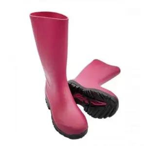 [라일리] Rly 작업용장화 요딩안전장화 여자용 패션장화 진달래