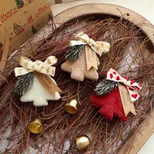 크리스마스 트리 도어벨 장식 소품 장식 크리스마스 도어벨 소품