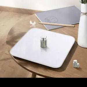 JU 퓨어화이트 LED 디지털 체중계 인테리어용