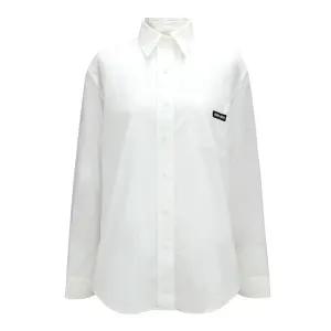 로고 패치 포플린 셔츠 MK1727 10RG F0009