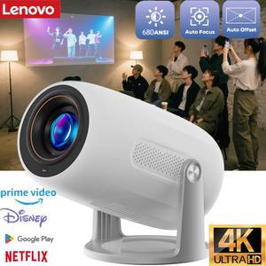 빔프로젝터 레노버 샤오신 100M 휴대용 프로젝터 1080P 400ANSI 자동 초점 WiFi6 지원 4K 시어터 스마트 180도 회전