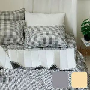 [골드스마일]깅엄 순면 시어서커 냉감 누빔이불 SS 2컬러
