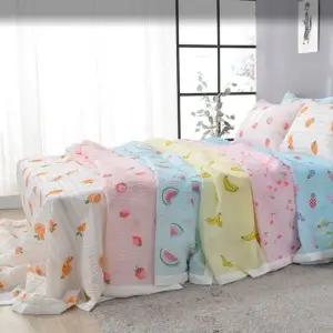 [골드스마일]후루츠 시어서커 냉감 홑이불 SS 160x200 6컬러