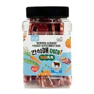 간식애 야채 소고기 스테이크 200g 강아지 통간식 (WE5C49A)