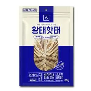 고품질 황태 핫태 80g X10개 강아지 반려동물 고단백 간식 (WE5C482)
