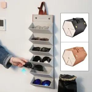 휴대용 선글라스 6구 보관함 안경통 안경집 접이식 (WE5BB81)