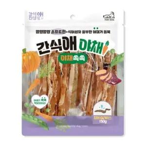 간식애 야채 장어 슬라이스 150g 강아지 소프트 간식 (WE5C4A2)