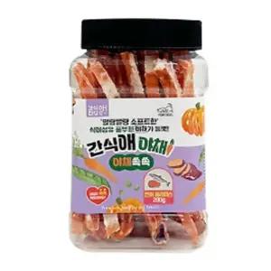간식애 야채 연어 슬라이스 200g 강아지 통간식 져키 (WE5C498)