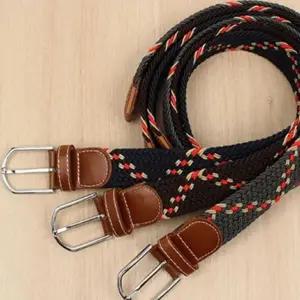 남성 청바지 캐주얼 기본 댄디 컬러 포인트 스판 벨트