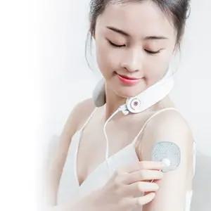 무선 충전식 마사지 패드 저주파 안마기 마사지기 저주파마사지 저주파마사지기 목안마기