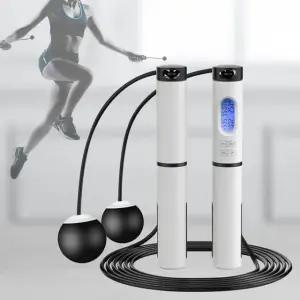 2IN1 스마트 무선 와이어 다이어트 줄넘기 LUAZ-F4 스마트줄넘기 노라인줄넘기 무선줄넘기