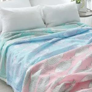 [골드스마일]홑이불 여름 이불 물고기 시어서커