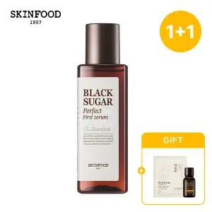 [스킨푸드] [쿠폰가26,900원] [1+1] 블랙슈가 첫 세럼 더 에센셜 + (증정) 에센셜14ml + 약초방패드2매입