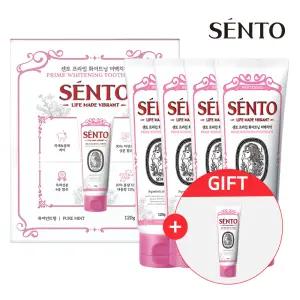 센.토 프라임 화이트닝 미.백케어 치약 퓨어민트향 120g 4개