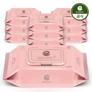 앙블랑 아기물티슈 63평량 세이프 인디핑크 캡형 72매X10팩 N-IC10
