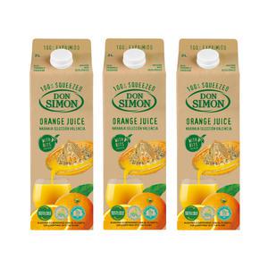 [돈시몬 공식] 100% NFC 착즙주스 오렌지 2L 3팩