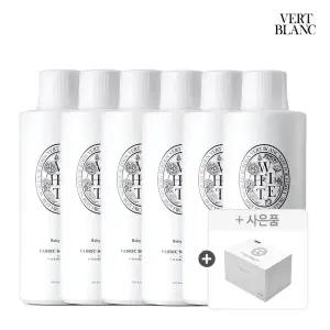 [3+3+신제품]베르블랑 아기 섬유유연제 본품/리필 1L 6개+이염방지시트 100매 증정