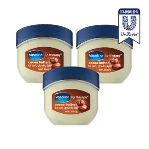 [유니레버공식] 바세린 미니 립밤 코코아 7g 3개