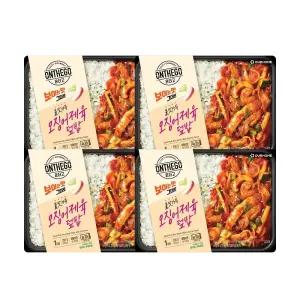 아워홈 온더고 불맛가득 오징어제육덮밥 290g, 4개