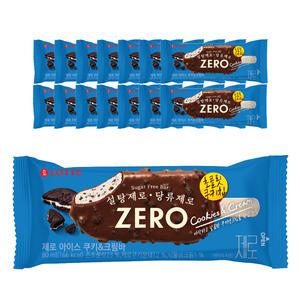 [슈팅냉동] 제로 쿠키 앤 크림바 80ml, 15개