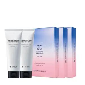 인텐시브 블루밍 1step 마스크 30매 + 리얼 워터 하이드로 클렌징 폼 150ml 2개
