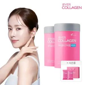 에버콜라겐 타임비오틴, 30포,2개 + 증정 (타임비오틴 10포,2개 + 쇼핑백)
