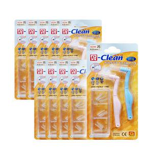 상아 이크린 악어새 세트 치간칫솔-L자형 x10개/리필