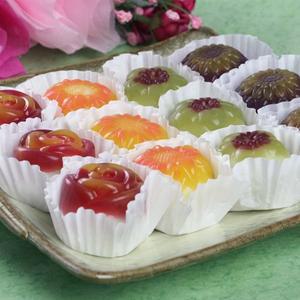 [우리존][전통떡명가] 화과자 꽃찹쌀떡 선물세트 2호(20송이)/수능시험 국가고시 합격기원선물용/황금보...