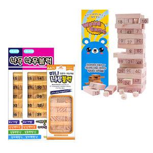 나무블럭 블럭 보드게임 주사위 원목 나무쌓기