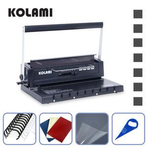 [코라미]와이어링제본기 KWB-W12M 스프링 코일링 크리스탈링 클릭링 사용가능 가정용 개인용 사무용